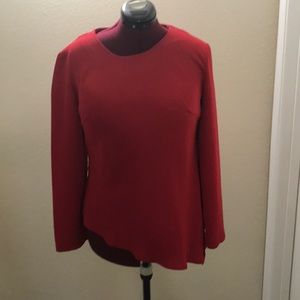 Dressy Asymmetrical Hemline Top